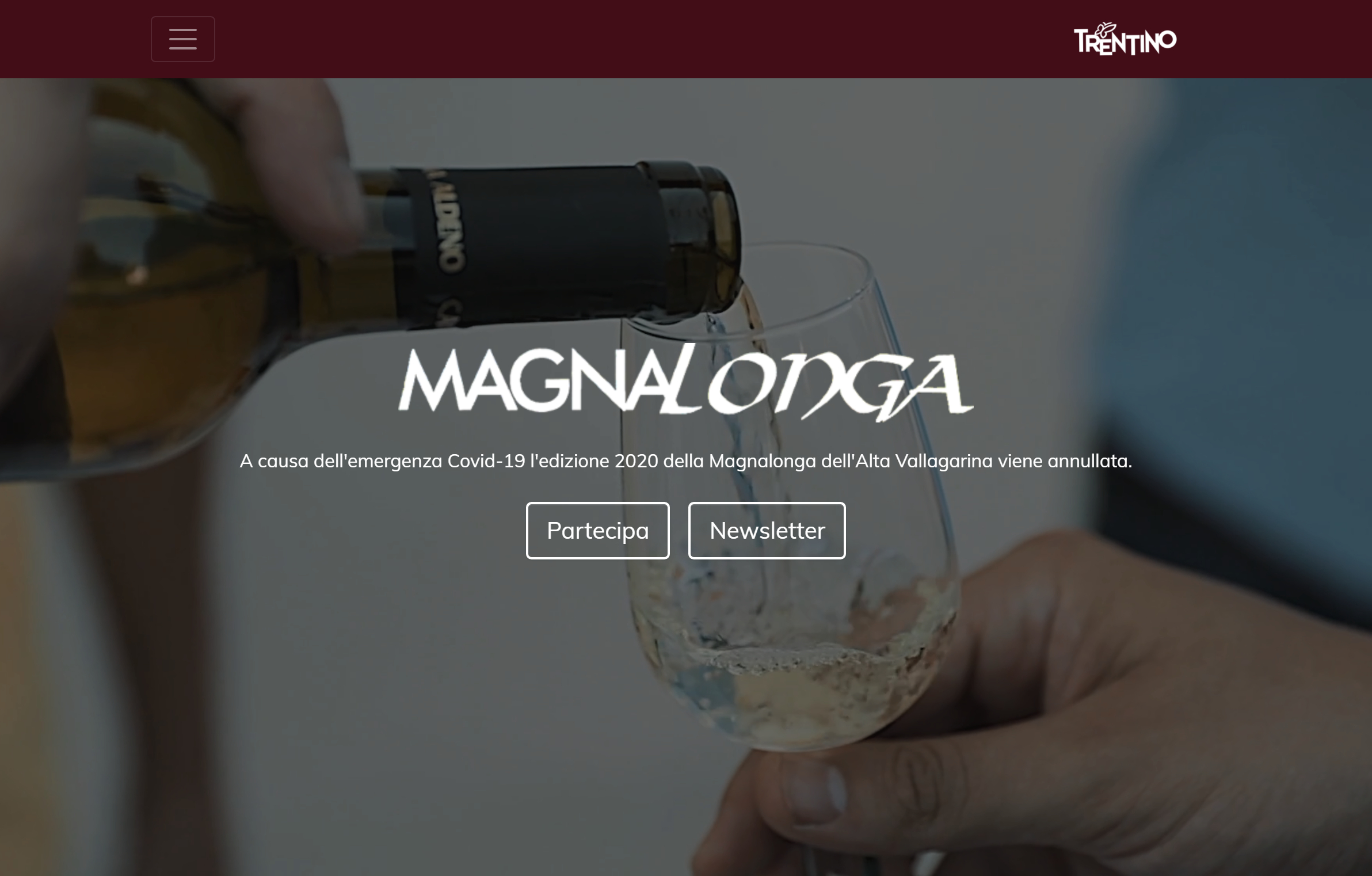 Il sito web che ho sviluppato per la Magnalonga dell'Alta Vallagarina
