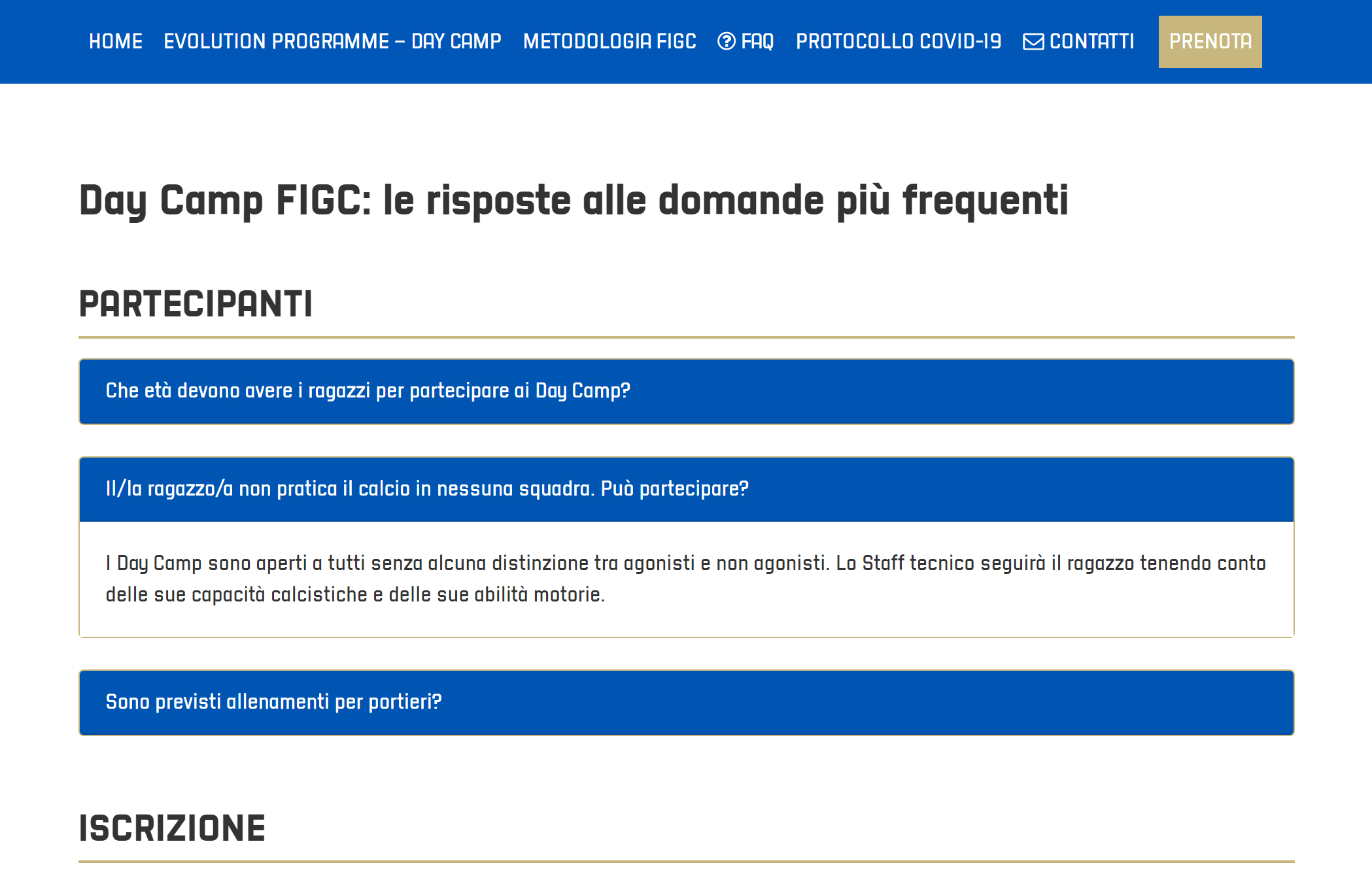 Le FAQ per dare risposte rapide agli utenti